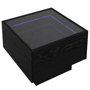 vidaXL Masă de cafea Stejar negru 40 x 40 x 30 cm