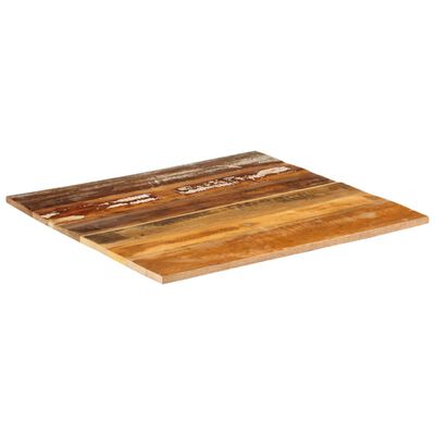 vidaXL Blat de masă pătrat, 70 x 70 cm, lemn masiv reciclat, 15-16 mm