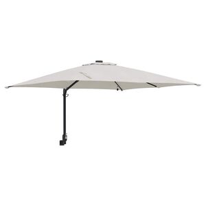 vidaXL Parasol de Grădină Nisipiu 248,5 x 247,5 x 160 cm