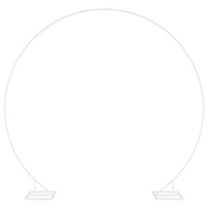 vidaXL Arc de nuntă simplu Alb 220 x 45 x 200 cm Oțel