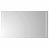 vidaXL Oglindă de baie cu LED Transparent 70 x 40 cm sticlă securizată