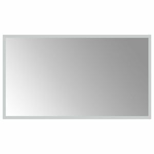 vidaXL Oglindă de baie cu LED Transparent 70 x 40 cm sticlă securizată