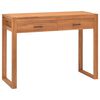 vidaXL Birou cu 2 sertare, 100x40x75 cm, lemn de tec
