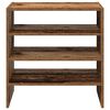 vidaXL Rafturi pentru pantofi 2 buc Lemn vechi stivuibil 60x30x30,5 cm