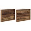 vidaXL Raft pentru reviste cu raft 2 buc. Lemn vechi 100 x 12 x 70 cm