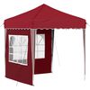 vidaXL Cort de Petrecere Pop-up Burgundy 195 x 195 x 245 cm
