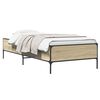 vidaXL Cadru de pat Stejar Sonoma 80 x 200 cm Lemn prelucrat