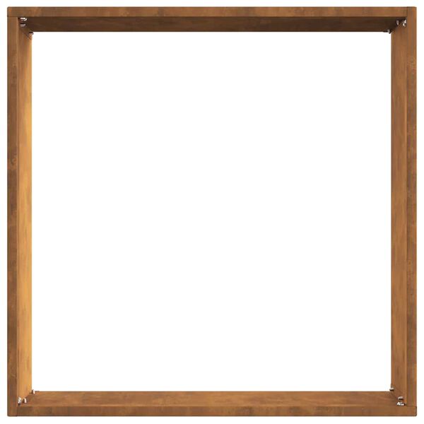 vidaXL Margine pentru gazon 6 pcs Ruginit 40 x 40 x 13 cm