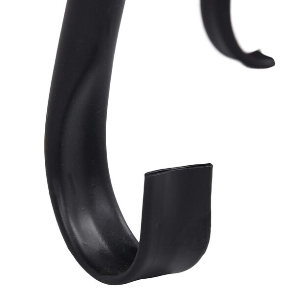 vidaXL Masă cu vatră de foc, mozaic negru și alb, 68 cm, ceramică