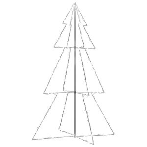 vidaXL Brad Crăciun conic 240 LED-uri, 118x180 cm, interior & exterior