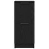 vidaXL Bufet 2 pcs Stejar Negru 30 x 30 x 70 cm Lemn compozit