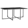 vidaXL Set mobilier de exterior cu perne, 11 piese, gri, poliratan