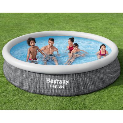 Bestway Set de piscină rotundă, 366x76 cm