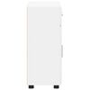 vidaXL Bufet cu raft cu ușă Alb 88,5 x 30,5 x 73 cm Lemn compozit
