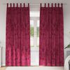 vidaXL Cortine din catifea cu perdele 2 pcs bordo 260 x 140 cm Catifea