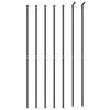vidaXL Gard plasă de sârmă cu bordură, antracit, 2x10 m