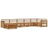 vidaXL Set de canapele de exterior 7 buc. natural
