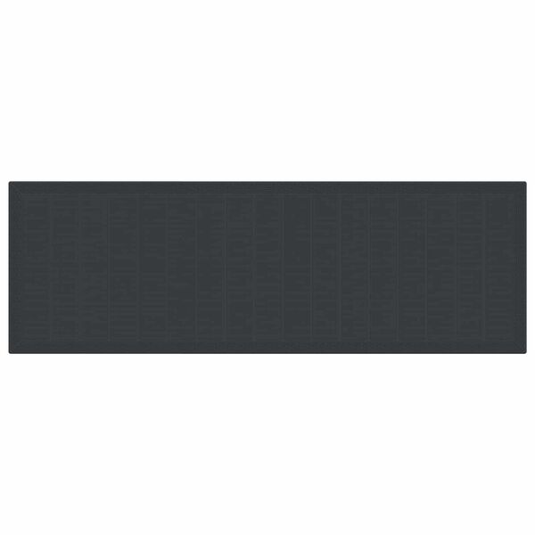 vidaXL Set de masă pentru grădină 13 pcs Antracit Plastic