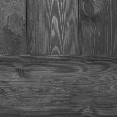 vidaXL Ușă glisantă cu set feronerie,80x210 cm,negru,lemn masiv de pin
