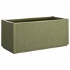 vidaXL Cutie de flori pentru grădină Verde 80 x 36 x 35 cm PP