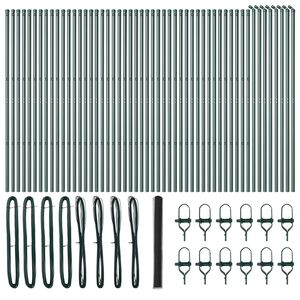 vidaXL St&acirc;lp de gard. Gri