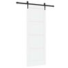 vidaXL Ușă glisantă ORKDAL 78 x 211 cm Lemn prelucrat Alb și negru
