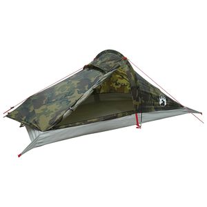 vidaXL Cort de backpacking 2 persoană Camuflaj