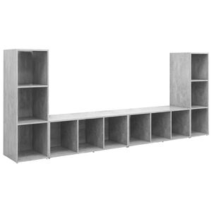 vidaXL | Cabinet TV | 4 pcs 37 x 35 x 107.5 cm