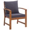 vidaXL Set mobilier de grădină cu perne, 4 piese, lemn masiv de acacia
