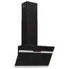 vidaXL Hotă de perete, negru, 60 cm, oțel și sticlă securizată