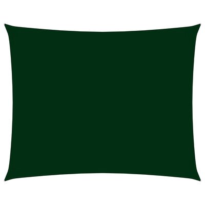vidaXL Parasolar, verde închis, 3x5 m, țesătură oxford, dreptunghiular
