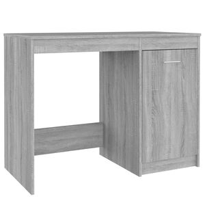 vidaXL Birou, gri sonoma, 100x50x76 cm, lemn prelucrat