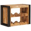 vidaXL Raft pentru vin 100 x 45 x 33 cm Lemn de Mango Solid și Şlefuit