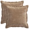 vidaXL Husă pentru pernă 2 buc. HOUTEN Maro 35 x 35 cm