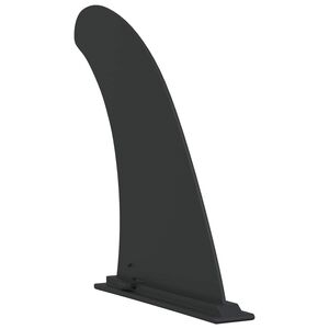 vidaXL Fin pentru SUP 3,5 x 18 x 21,5 cm Nailon Negru