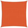 vidaXL P&acirc;nză parasolar, portocaliu, 2,5x2,5 m, HDPE, 160 g/m&sup2;