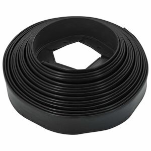 vidaXL Borduri pentru gazon Negru 3000 x 4 x 5 cm Plastic