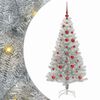 vidaXL Brad de Crăciun Argintiu 120 cm PET