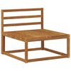 vidaXL Set de canapele de exterior 8 pcs natural Lemn Solid de Acacia