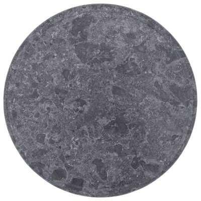 vidaXL Blat de masă, gri, Ø40x2,5 cm, marmură