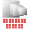 vidaXL Set oglindă de perete, 7 piese, sticlă, pătrat