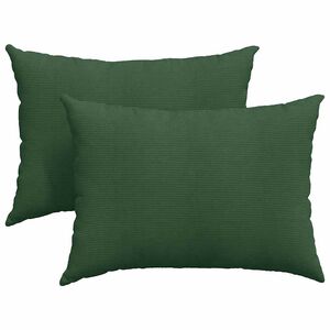 vidaXL Perne pentru canapea 2 pcs Verde &icirc;nchis 70 x 50 cm