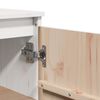 vidaXL Dulap, alb, 60x36x84 cm, lemn masiv de pin