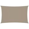 vidaXL Parasolar, gri taupe, 2x4,5 m, țesătură oxford, dreptunghiular