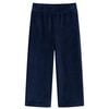 Pantaloni de copii din velur, bleumarin, 92