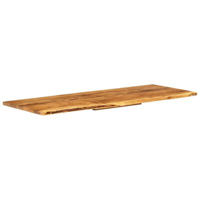 vidaXL Blat lavoar de baie, 140x52x2,5 cm, lemn masiv de acacia