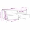 vidaXL Cabinet TV cu sertar Stejar Artizanal 100 x 34,5 x 44,5 cm