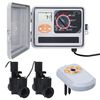 vidaXL Programator de irigare, senzor de umiditate & supapă solenoid