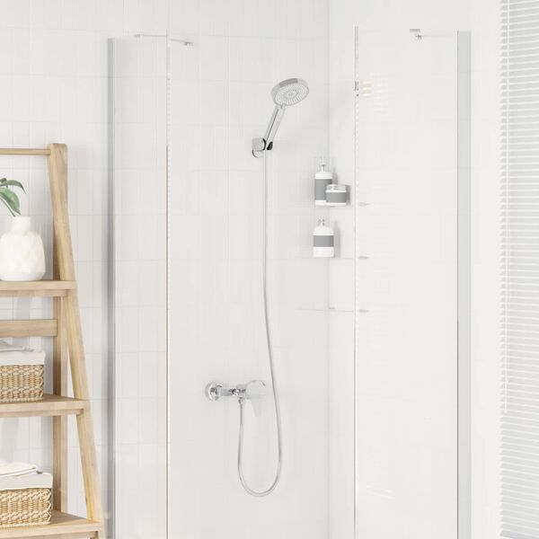 vidaXL Set de cap de duș Crom G 1 / 2 inci Alamă