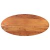 vidaXL Blat de masă oval, 120x60x2,5 cm, lemn masiv de acacia